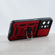 Etui pancerne do Xiaomi Redmi 12, CamShield Slide, czerwone