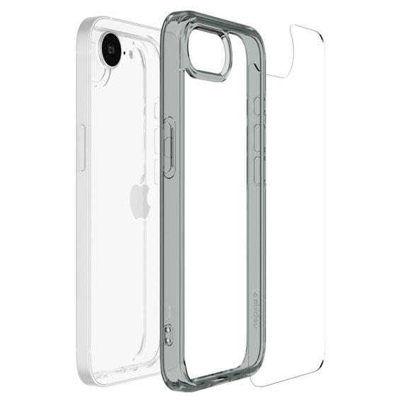 Etui Spigen Ultra Hybrid do iPhone 16e + Szkło hartowane 9H – Space Crystal