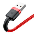 Baseus Cafule – kabel USB-A do Lightning 1 m 2,4A - czerwony