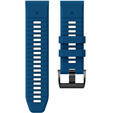 Pasek Silikonowy QuickFit do Garmin Fenix 22mm, Niebieski / Czarny