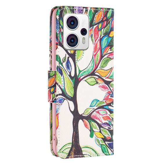 Etui z klapką do Motorola Moto G53 5G / G23 / G13, Wallet, Tree of Life