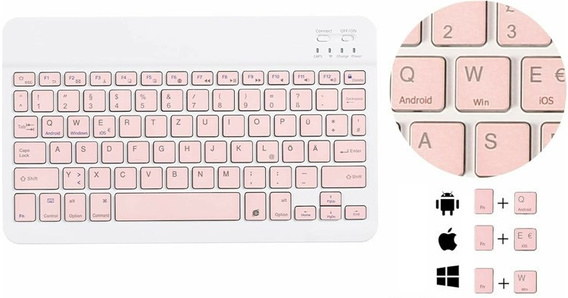 Etui z klawiaturą Bluetooth do Lenovo Tab M11 – różowe