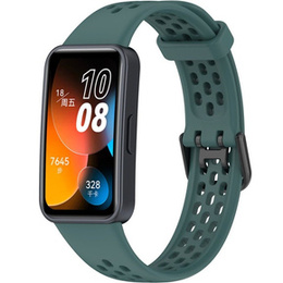 Pasek Silikonowy do Huawei Band 8 / Huawei Band 9 / Huawei Band 10, Zielony