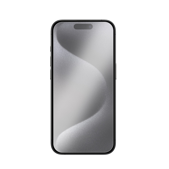 2x Szkło + szybka na aparat biała do iPhone 15 Pro, ERBORD Hartowane 3D