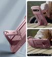 Etui pancerne do Google Pixel 9a, Dexnor Kickstand (Two Frames), różowe