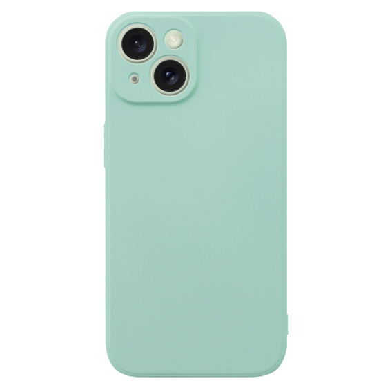 Etui do iPhone 15, Silicone Lite, niebieskie