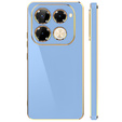 Etui do Infinix Note 40 Pro, Glamour CamShield, niebieskie