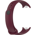 Pasek Silikonowy do Xiaomi Smart Band 10 / 9 / 8, Bordowy