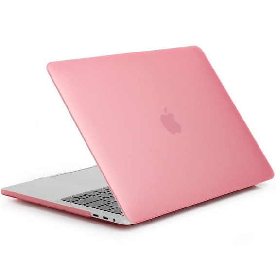Etui do Macbook Pro 13 A1706 A1708 A1989 A2159 A2251 A2289 A2338, Hard Case Obudowa, Ciemny różowy