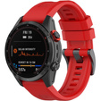 Pasek Silikonowy QuickFit 20mm do Garmin Fenix 5S/6S/7S, Czerwony