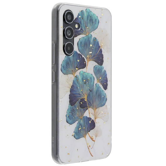 Etui Gold Glam do Samsung Galaxy A54 5G, Listki + szkło 9H