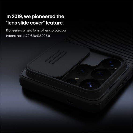Etui do Samsung Galaxy S26 Ultra, pancerne Nillkin, CamShield Pro, czarne