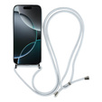 Etui do iPhone 17 Pro Max, Electro MagSafe, srebrne + Smycz