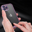 Etui do iPhone 12 Pro, ERBORD Impact Guard, fioletowe