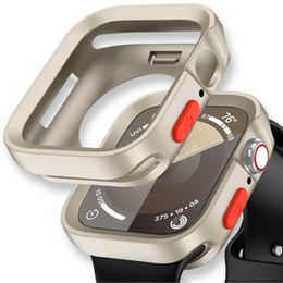 Etui Silikonowe do Apple Watch 7/8/9 41mm, beżowe