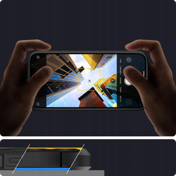 Etui Spigen do iPhone 12/12 Pro, Ultra Hybrid, matowe czarne