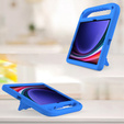 Etui dla dzieci do Samsung Galaxy Tab S10 Lite / S10 FE / S9 FE, z uchwytem, niebieskie