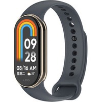 Pasek Silikonowy do Xiaomi Smart Mi Band 8 / Xiaomi Smart Mi Band 9, Szary