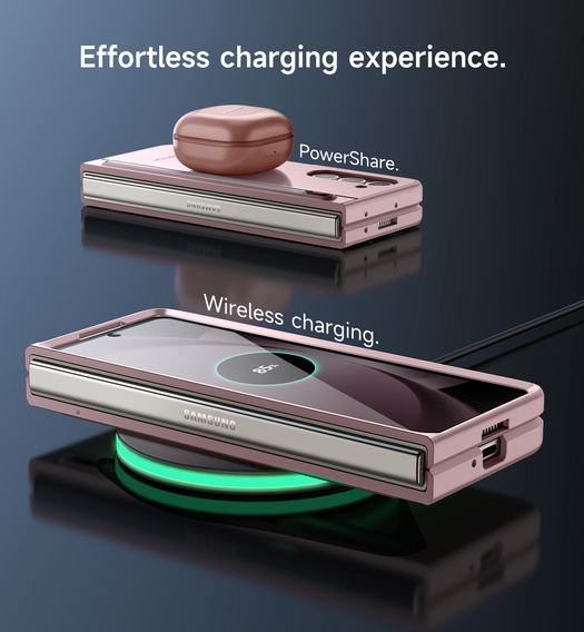 Etui do Samsung Galaxy Z Fold 5, Suritch Full Body, różowe