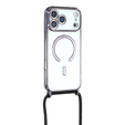 Etui do iPhone 17 Pro Max, Electro MagSafe, czarne + Smycz