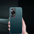Etui do Huawei P60 Pro, z klapką Side View, niebieskie
