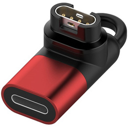 Mini złącze / Adapter Lightning do zegarków Garmin, Czarny/Czerwony