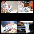 Etui Magnetyczne do Samsung Galaxy S24 FE, do MagSafe, niebieskie