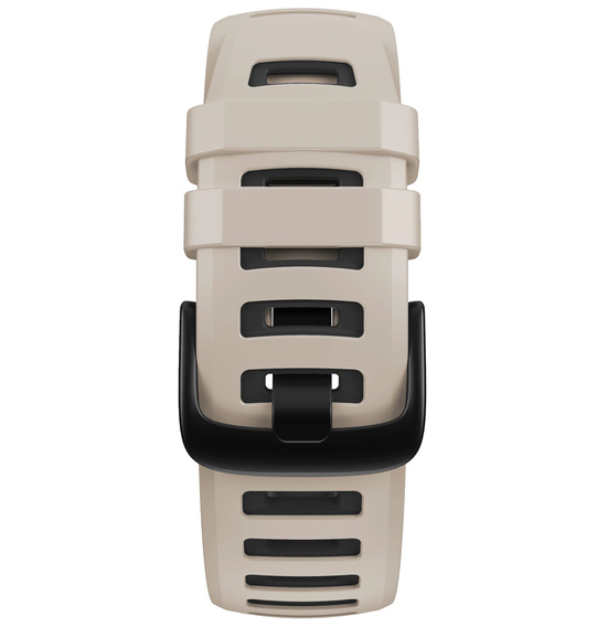 Pasek silikonowy dwukolorowy do Garmin Instinct – biało-czarny
