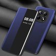 Etui z klapką do Xiaomi Redmi Note 15 5G / Poco M8 5G, Side View, niebieskie