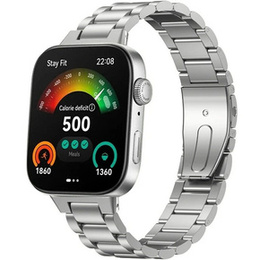 Stalowa Bransoleta do Huawei Watch Fit 4 / 4 Pro / 3, Srebrna