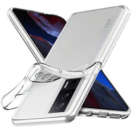 Etui cienkie do Xiaomi Poco F5 Pro 5G, Slim, przezroczyste