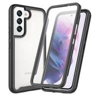 Etui do Samsung Galaxy S22+ Plus 5G, Shockproof, z folią, czarne