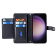 Etui z klapką do Samsung Galaxy A25 5G, Wallet Zipper Pocket, czarne