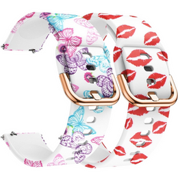 2x Pasek Silikonowy Uniwersalny 20mm