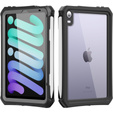 Etui Wodoodporne IP68 do iPad mini 8.3" 2021 (6 gen.) / iPad mini 8.3" 2024 (7 gen.), czarne