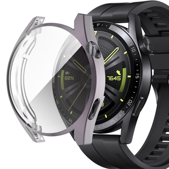 2w1 Etui z osłoną na ekran do Huawei Watch GT 3 46mm, Szary