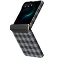 Etui Benks Magnetic Armor Vichy Spin Kevlar 1000D BK48 do Samsung Galaxy Z Flip7 – czarny / biały