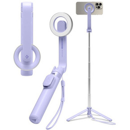 Spigen S571W MagSafe Bluetooth Kijek Selfie Stick Tripod, fioletowy