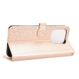 Etui z klapką do Xiaomi Redmi Note 14 4G, Wallet Rhombus, różowe