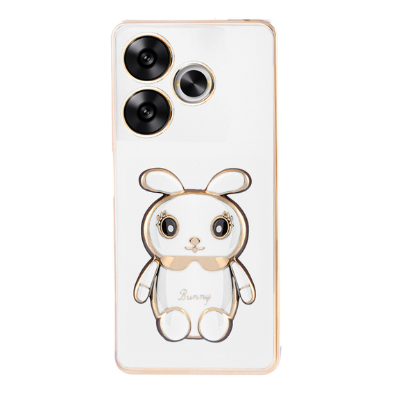 Etui do Xiaomi Redmi 13, Rabbit, białe