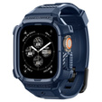 Pasek z etui Spigen do Apple Watch Ultra/Ultra 2 49mm, Rugged Armor Pro, Granatowy