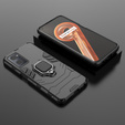 Etui do Realme 9i / Oppo A96, Kickstand Ring, czarne