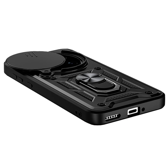 Etui pancerne do Honor Magic 7 Pro, CamShield Slide, czarne