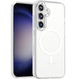 Etui do MagSafe do Samsung Galaxy S24+ Plus, Hybrid Case, przezroczyste