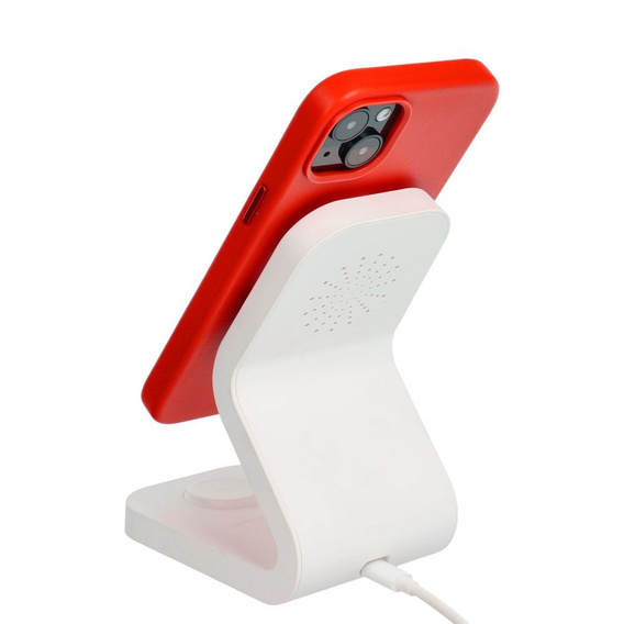 Etui Leather Mag Cover do iPhone 15 Pro Max, czerwone