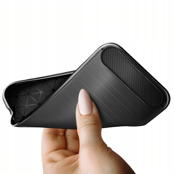 Etui do Samsung Galaxy A04S / A13 5G, Karbon, czarne