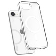 Etui z MagSafe Spigen do Iphone 16E, Ultra Hybrid, przezroczyste / białe + Szkło Hartowane 9H