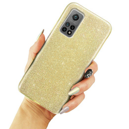 Etui Glitter Case do Xiaomi Mi 10T / 10T Pro 5G, Gold
