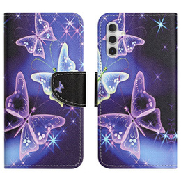 Etui z klapką do Samsung Galaxy M15 5G, Wallet, Sparkling Butterflies
