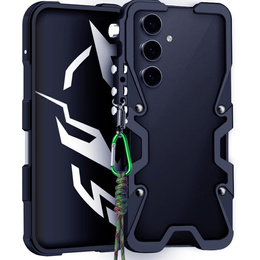 Wytrzymałe etui pancerne do Samsung Galaxy S24 FE – czarne